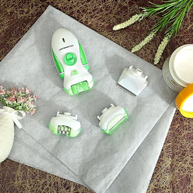 4-in-1 Rechargeable Lady Epilator – Hair Removal Set