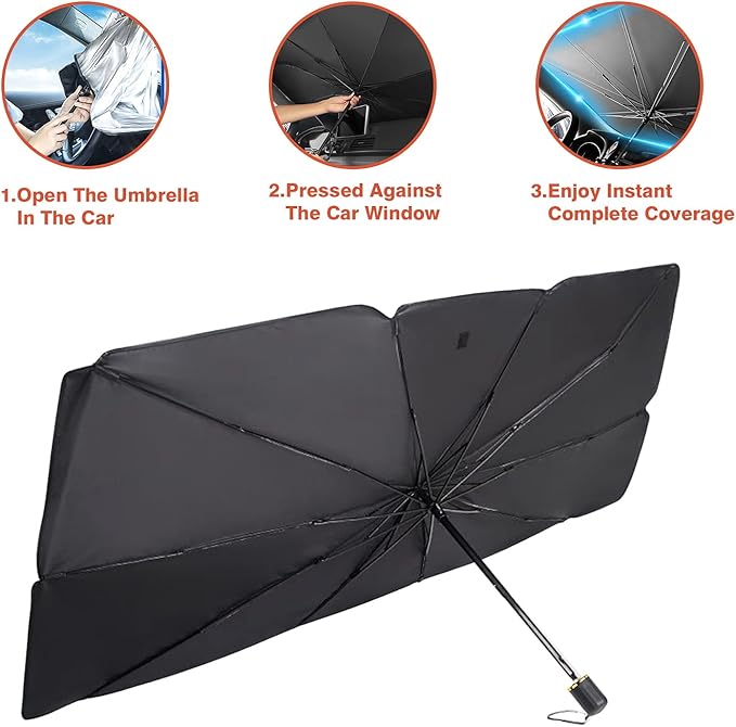 Car Windshield Sun Umbrella – Foldable Sun Shade
